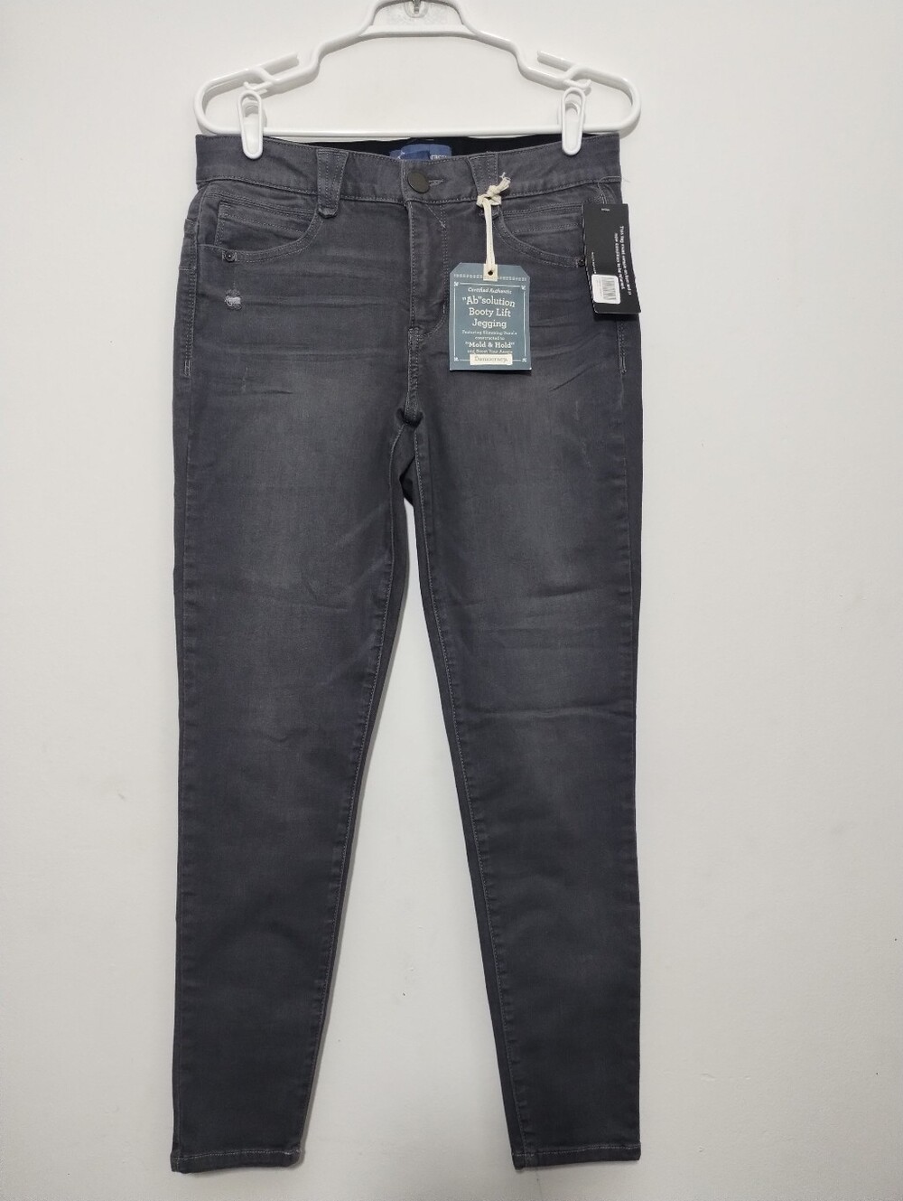 Democracy Ab Solution Booty Lift Jegging Women's 10 Pants Pocket Stretch